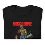 Playera Zombie Skull Bodybuilder Deadlift Barbell - Doblado