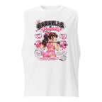 Sin Mangas Barbells And Ponytails Kawaii Gym - Frente