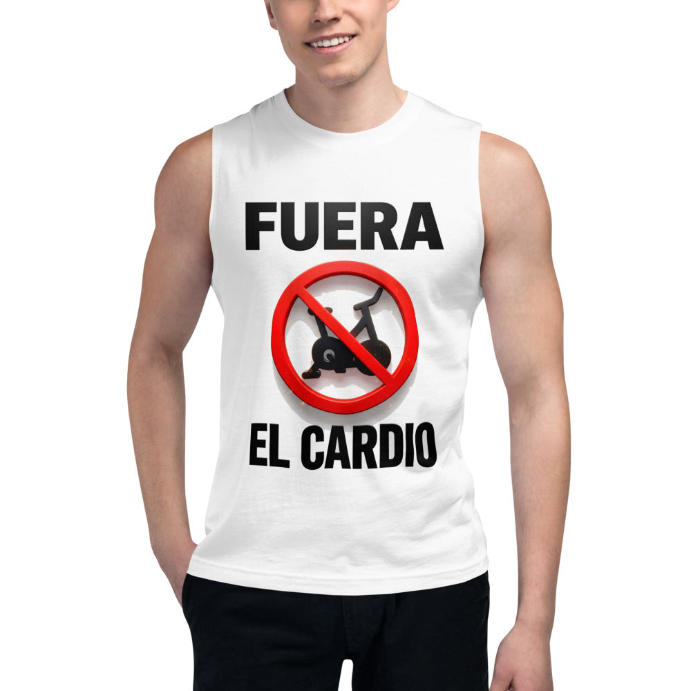 Sin Mangas Fuera El Cardio - Modelo masculino