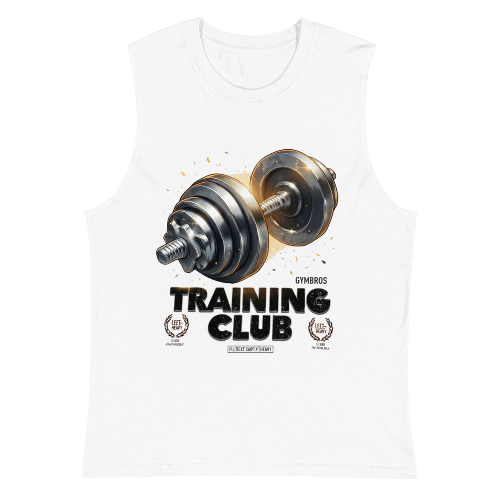 Sin Mangas Gymbros Training Club Steel Dumbbell - Plano