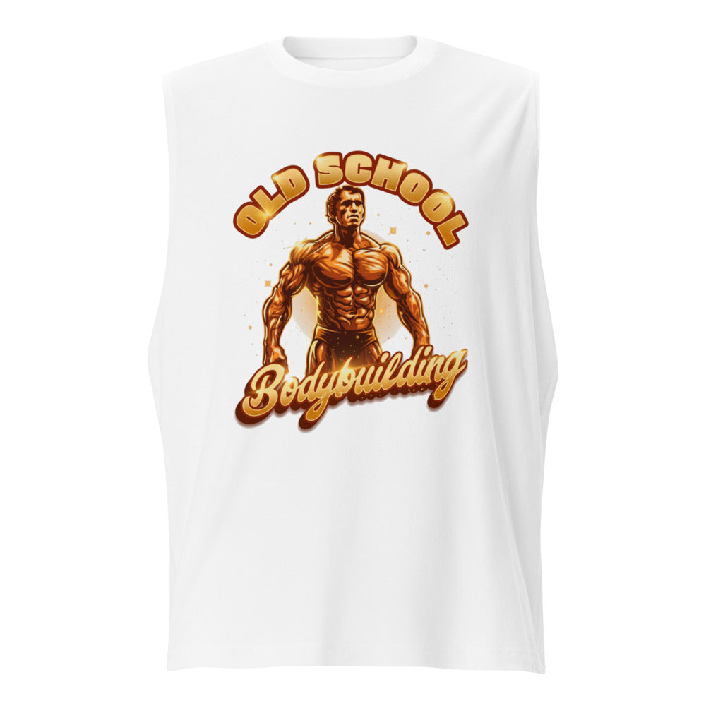 Sin Mangas Old School Bodybuilding Gold Physique - Frente