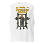 Sin Mangas Pulgar Arriba Power Rack Traje Gris - Frente