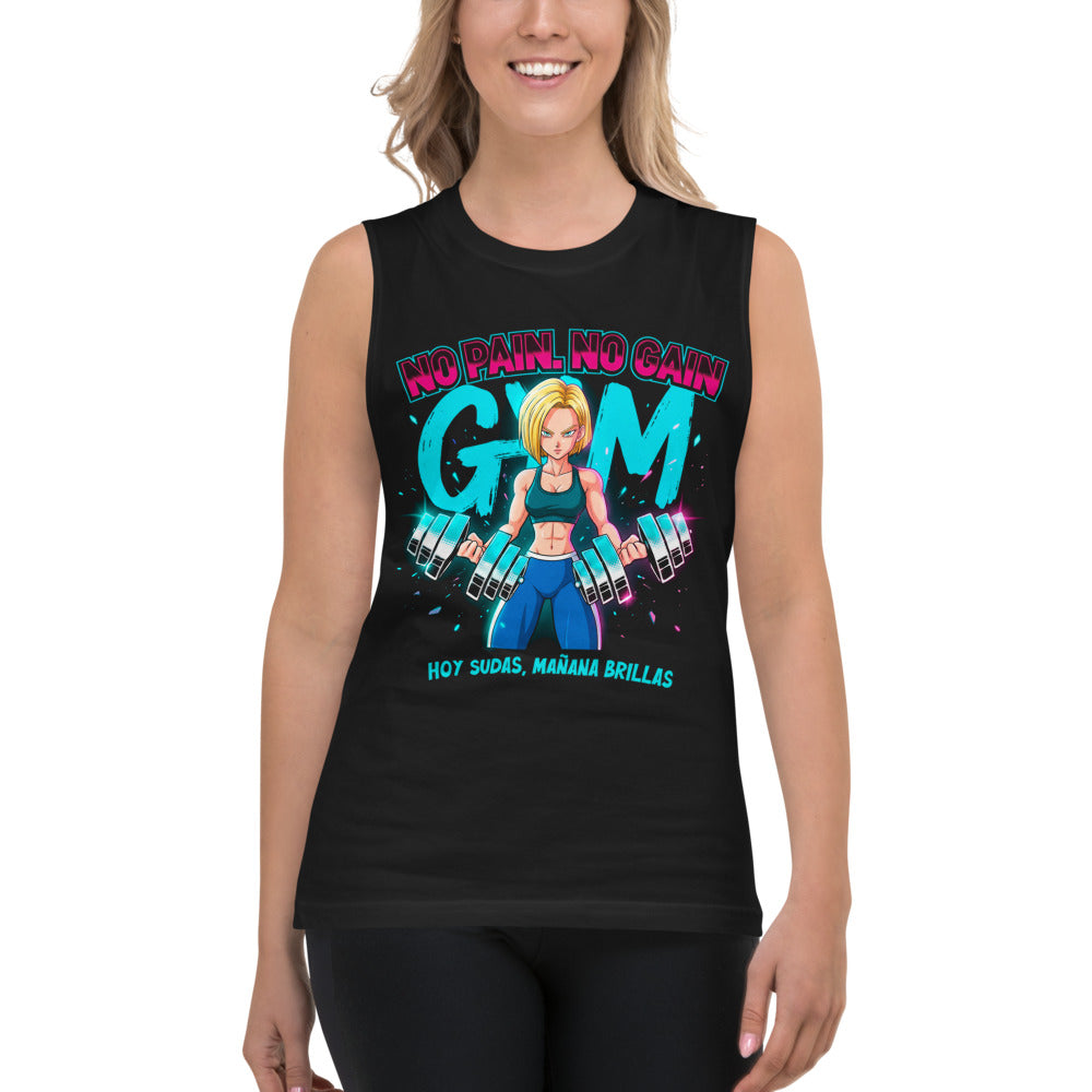 Sin Mangas Android 18 Hoy Sudas Mañana Brillas - Modelo femenina