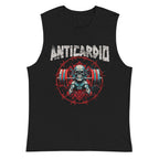 Sin Mangas Anticardio Calavera Barra Alambre De Púas - Plano