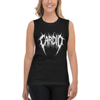 Sin Mangas Cardio Death Metal Espinas Blancas - Modelo femenina
