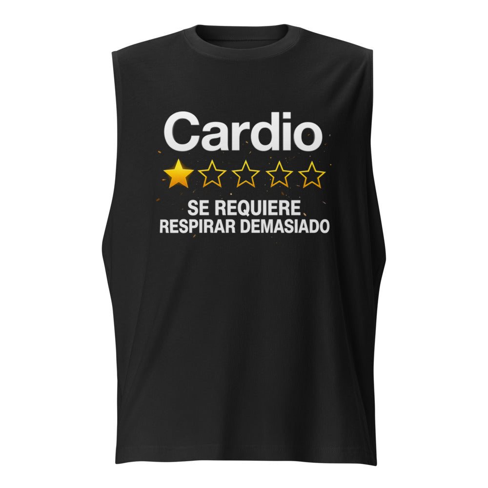 Sin Mangas Cardio Una Estrella Respirar Demasiado - Frente