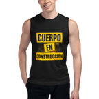 Sin Mangas Cuerpo En Construcción Gym - Modelo masculino