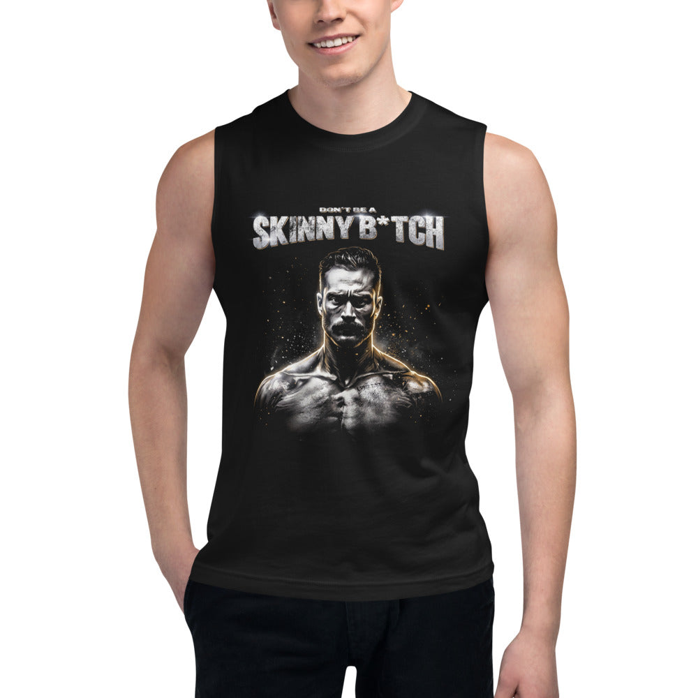 Sin Mangas Dont Be Skinny Bodybuilder Gym Humor - Modelo masculino