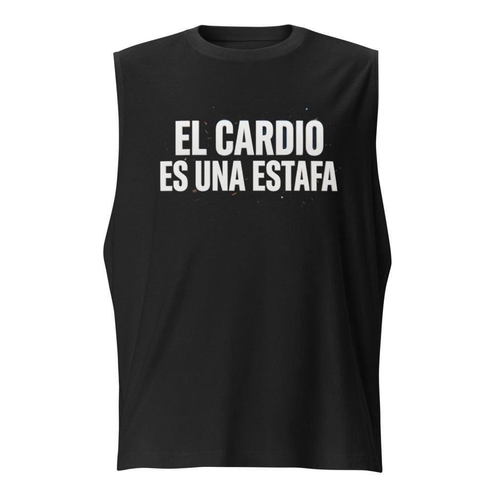Sin Mangas El Cardio Es Una Estafa - Frente