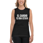 Sin Mangas El Cardio Es Una Estafa - Modelo femenina