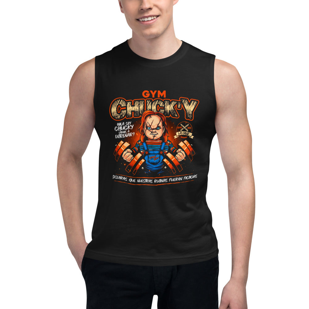 Sin Mangas Hola Soy Chucky Vamos A Entrenar - Modelo masculino