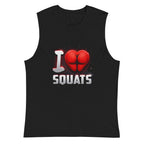 Sin Mangas I Love Squats Gym Humor - Plano