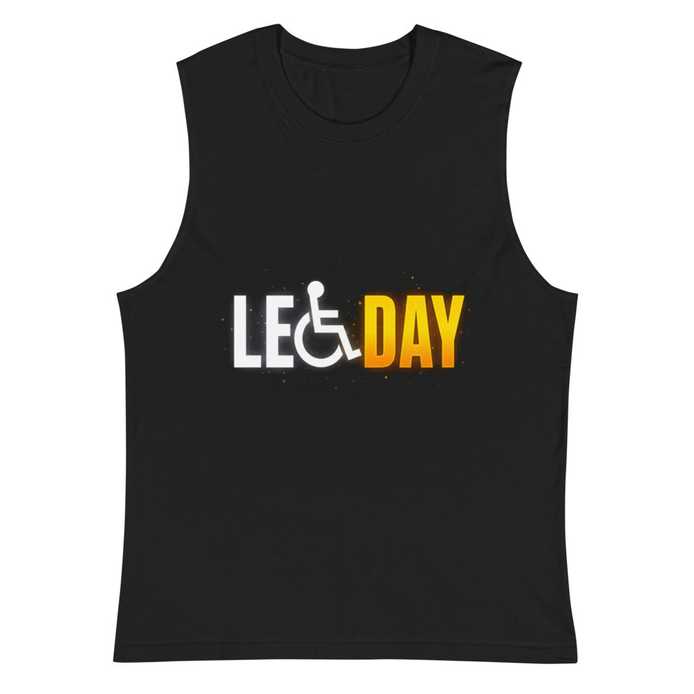 Sin Mangas Leg Day Access Symbol Gym Humor - Plano
