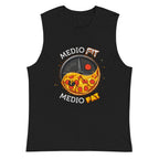 Sin Mangas Medio Fit Medio Fat Pizza Weight Plate - Plano