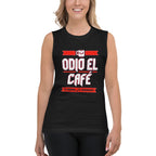 Sin Mangas Odio El Café Es Broma ¿Te Imaginas? - Modelo femenina