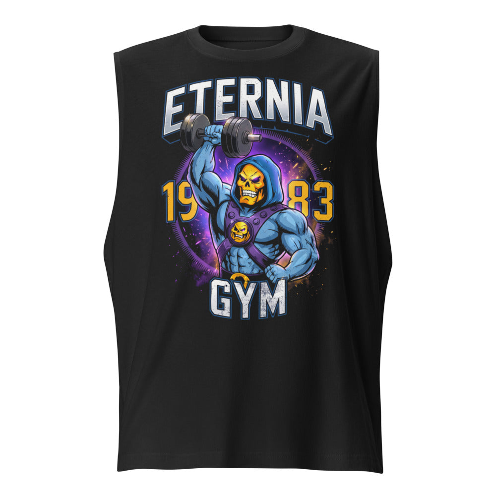 Sin Mangas Skeletor Eternia Gym 1983 Raised Dumbbell - Frente