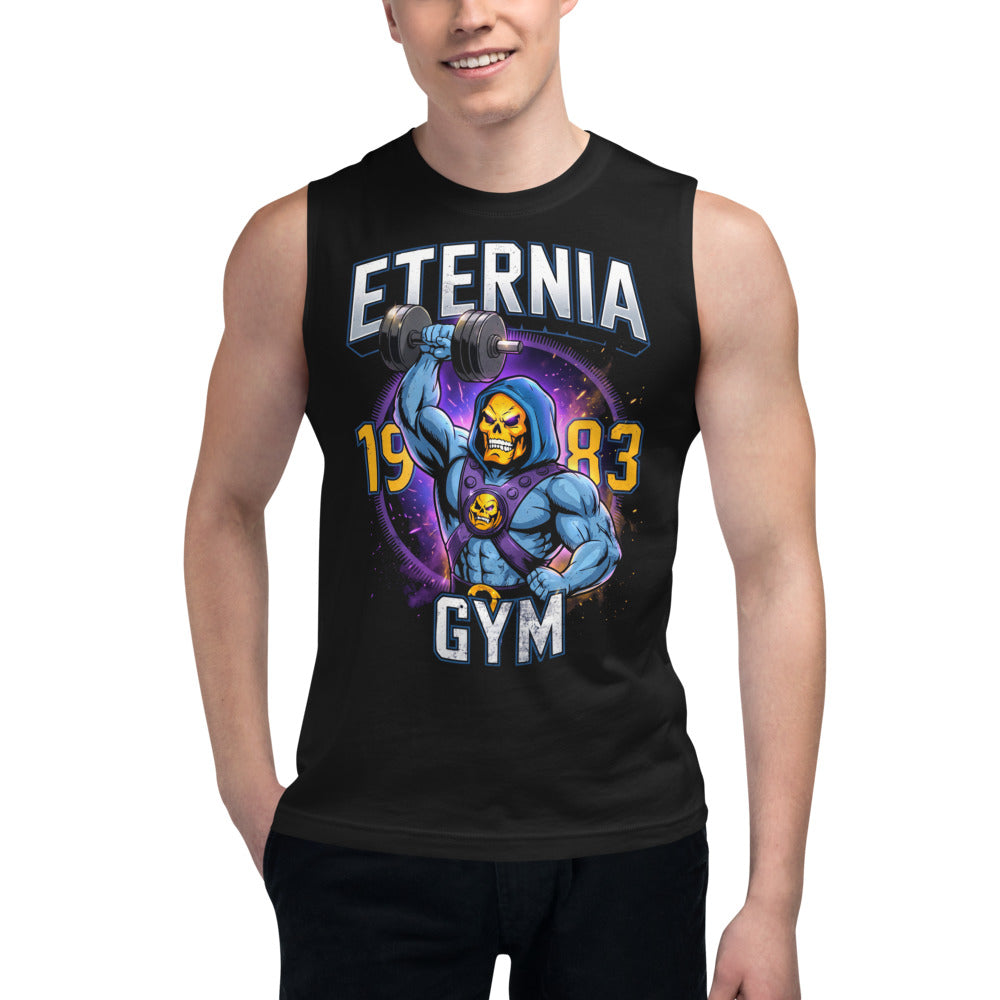 Sin Mangas Skeletor Eternia Gym 1983 Raised Dumbbell - Modelo masculino