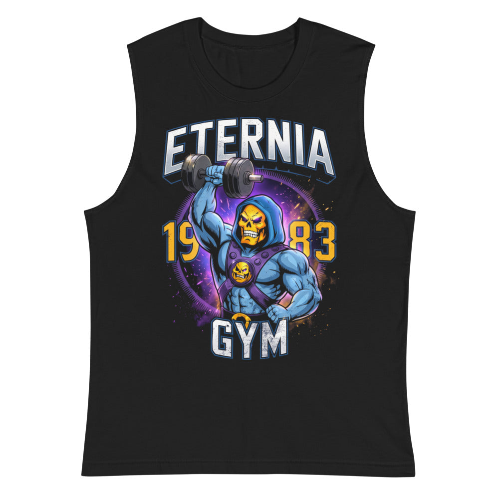 Sin Mangas Skeletor Eternia Gym 1983 Raised Dumbbell - Plano