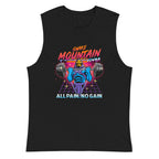 Sin Mangas Skeletor Synthwave All Pain No Gain - Plano