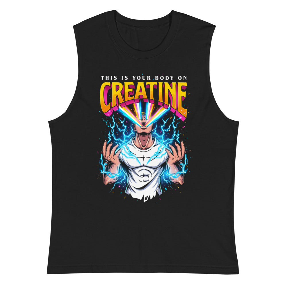 Sin Mangas This Is Your Body On Creatine - Plano