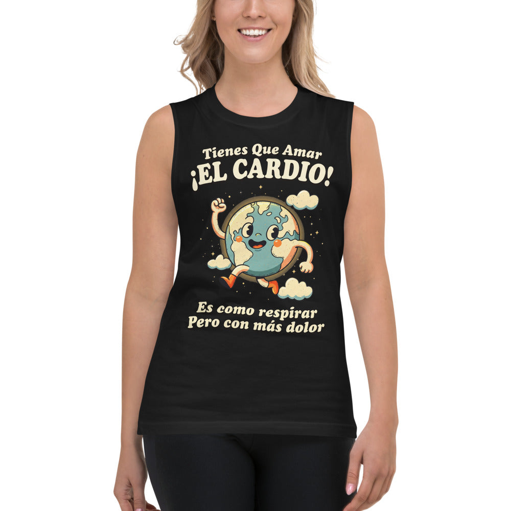 Sin Mangas Tienes Que Amar El Cardio Planeta Tierra - Modelo femenina