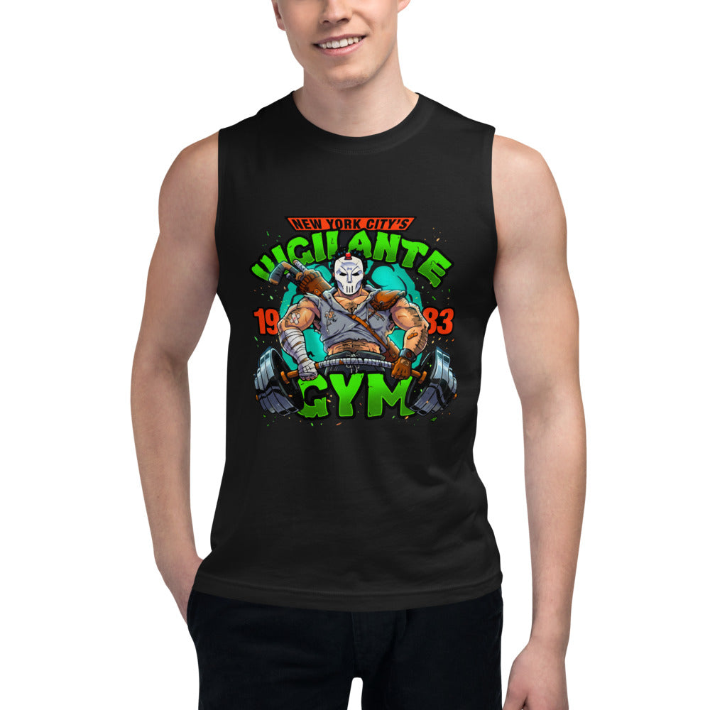 Sin Mangas TMNT Casey Jones Vigilante Gym - Modelo masculino