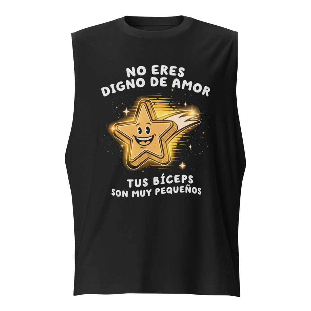 Sin Mangas Tus Bíceps Son Muy Pequeños Estrella Fugaz - Frente