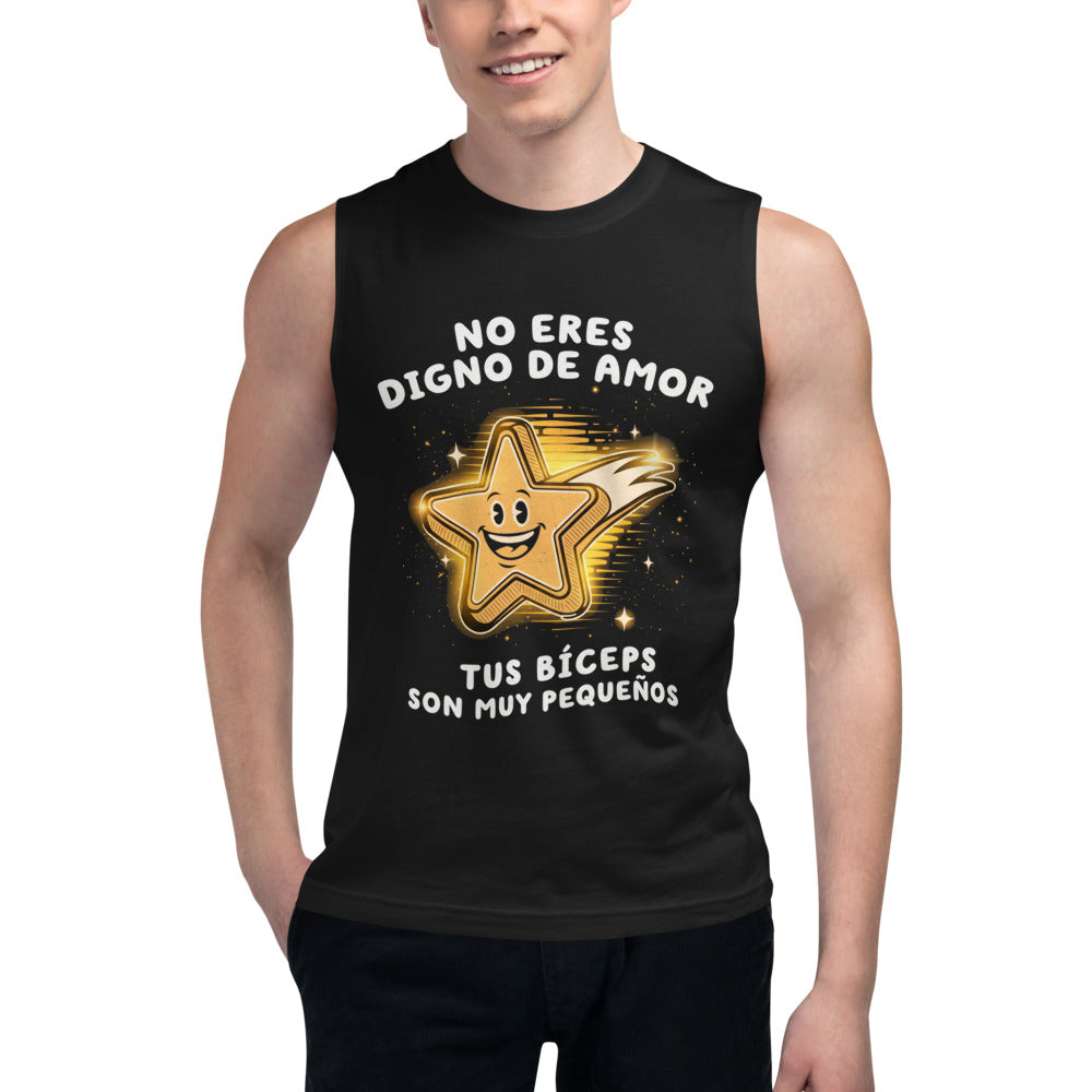 Sin Mangas Tus Bíceps Son Muy Pequeños Estrella Fugaz - Modelo masculino