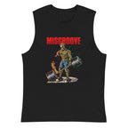 Sin Mangas Zombie Skull Bodybuilder Deadlift Barbell - Plano