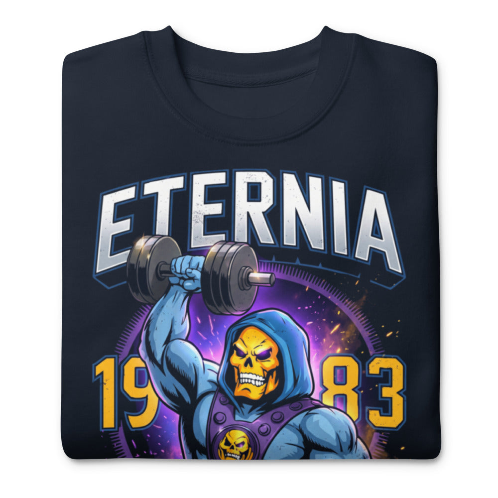 Suéter Skeletor Eternia Gym 1983 Raised Dumbbell - Doblado