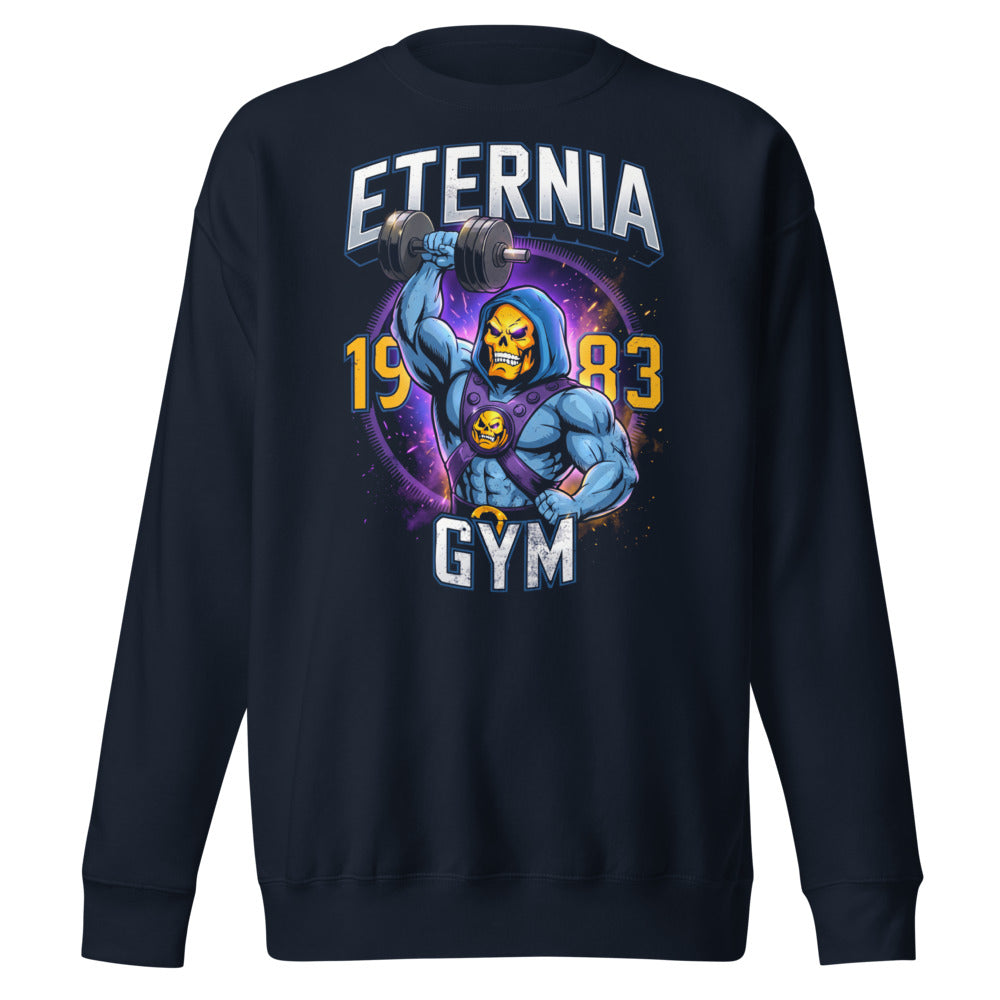 Suéter Skeletor Eternia Gym 1983 Raised Dumbbell - Frente