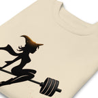 Suéter Off To The Gym Witch Barbell - Doblado zoom