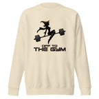 Suéter Off To The Gym Witch Barbell - Frente
