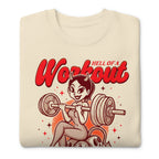Suéter Stronger Than Your Demons Devil Girl Barbell - Doblado