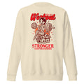 Suéter Stronger Than Your Demons Devil Girl Barbell - Frente