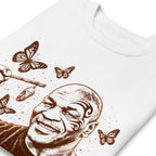 Suéter Crisálida Hombre Tatuaje Tribal Mariposas Sepia - Doblado zoom
