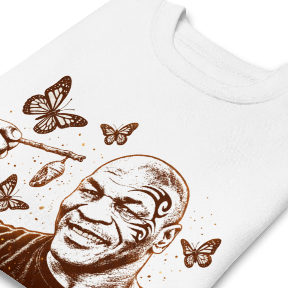 Suéter Crisálida Hombre Tatuaje Tribal Mariposas Sepia - Doblado zoom