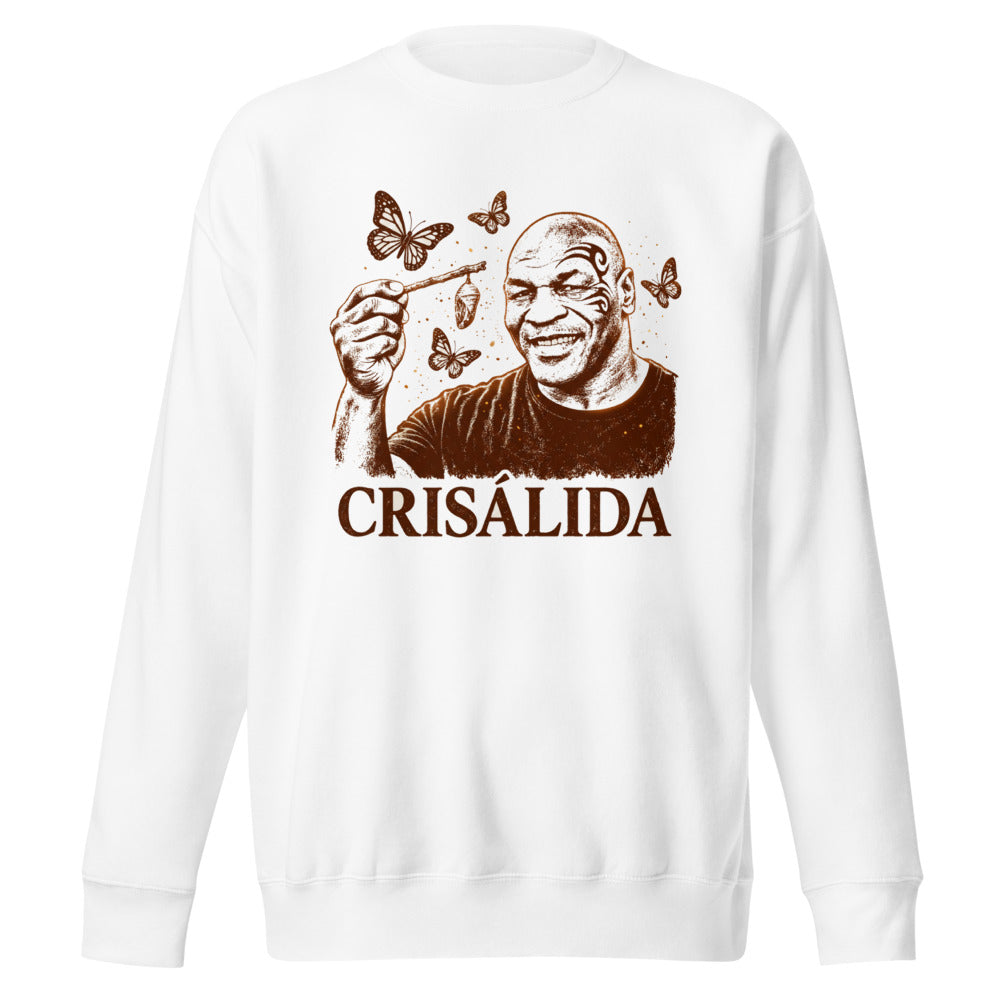 Suéter Crisálida Hombre Tatuaje Tribal Mariposas Sepia - Frente