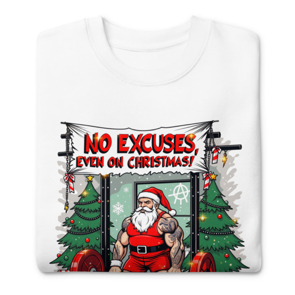 Suéter No Excuses Even On Christmas - Doblado