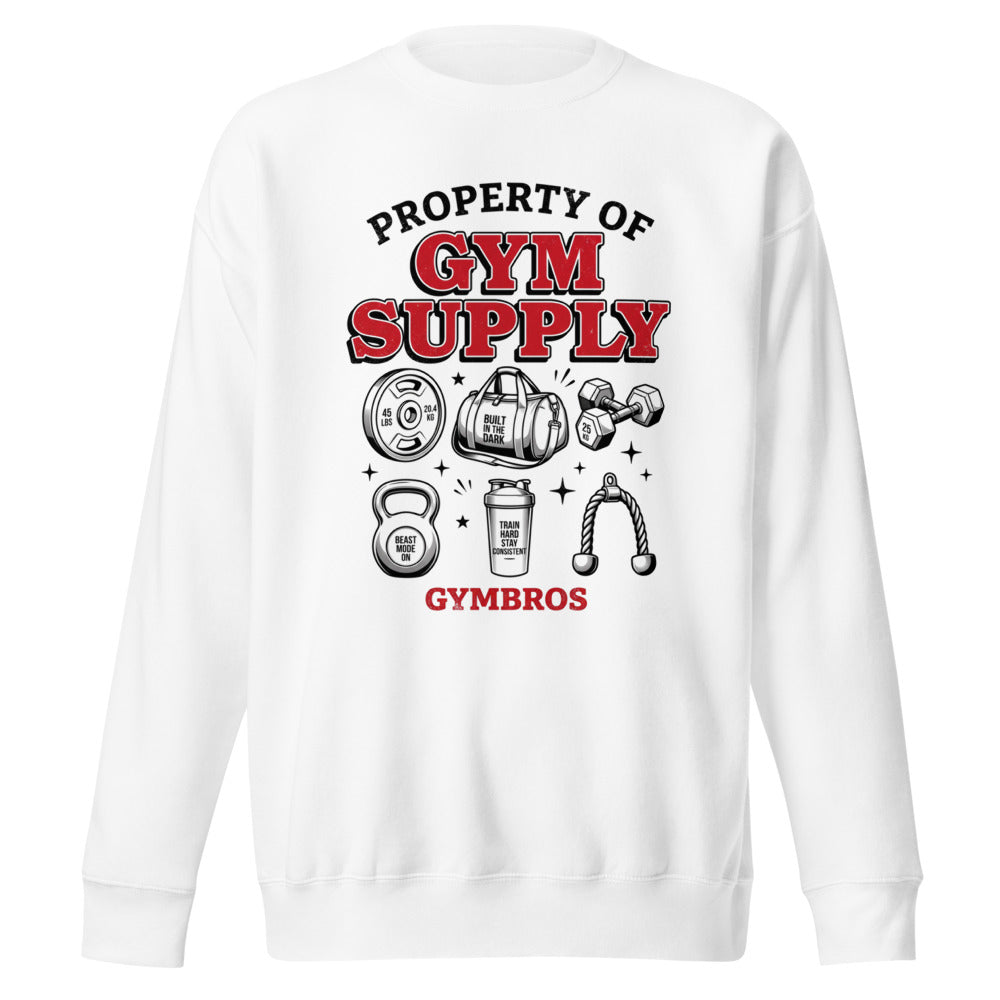 Suéter Property Of Gym Supply Kettlebell Shaker - Frente