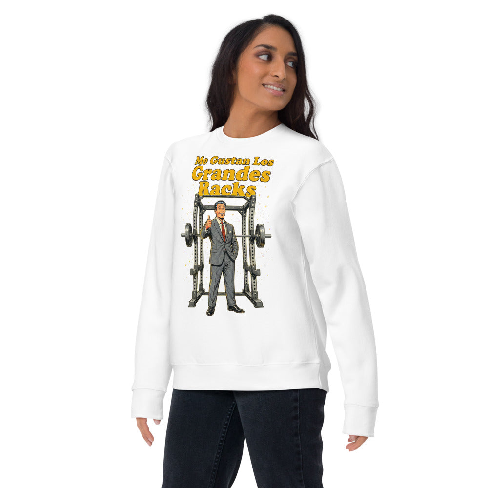 Suéter Pulgar Arriba Power Rack Traje Gris - Lifestyle mujer
