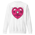 Suéter Strength With Purpose Pink Heart Plate - Frente