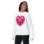 Suéter Strength With Purpose Pink Heart Plate - Lifestyle mujer