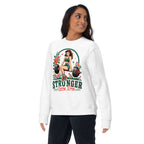 Suéter Stronger Every Day Retro Barbell Roses - Lifestyle mujer