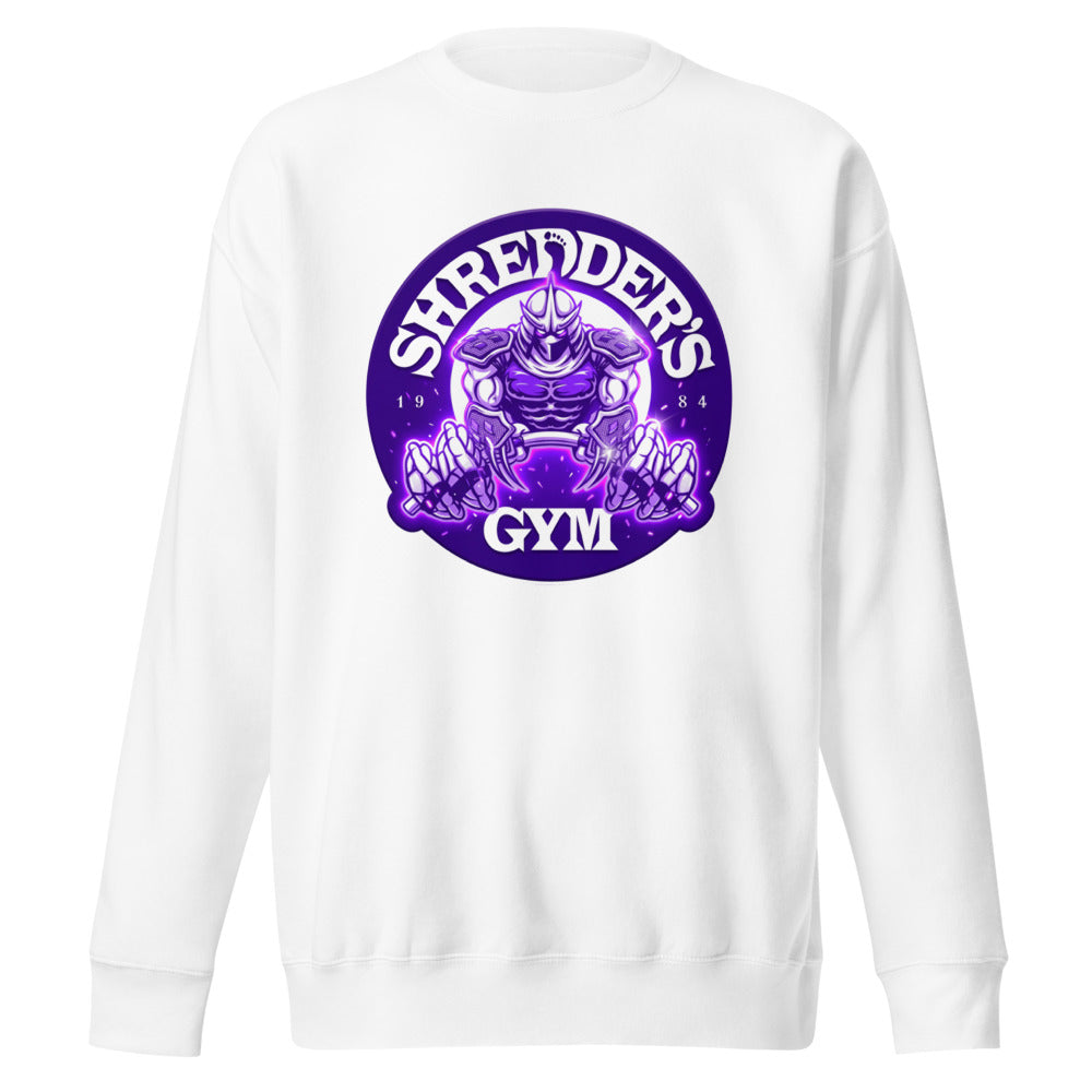 Suéter TMNT Shredder's Gym 1984 Purple Emblem - Frente