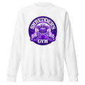 Suéter TMNT Shredder's Gym 1984 Purple Emblem - Frente