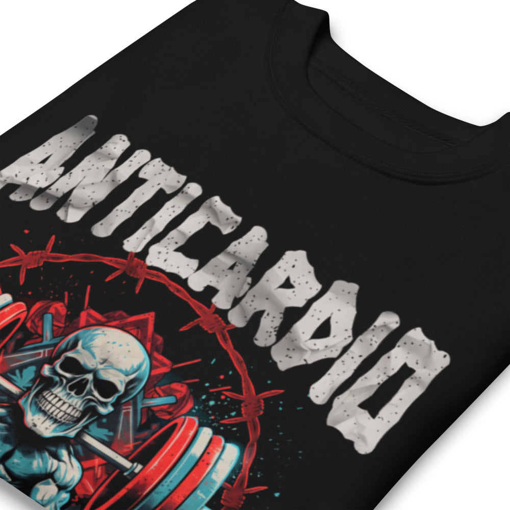Suéter Anticardio Calavera Barra Alambre De Púas - Doblado zoom