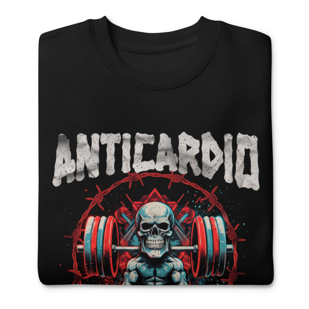 Suéter Anticardio Calavera Barra Alambre De Púas - Doblado