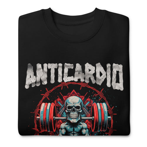 Suéter Anticardio Calavera Barra Alambre De Púas - Doblado