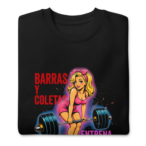 Suéter Barras Y Coletas Entrena Descansa Repite - Doblado